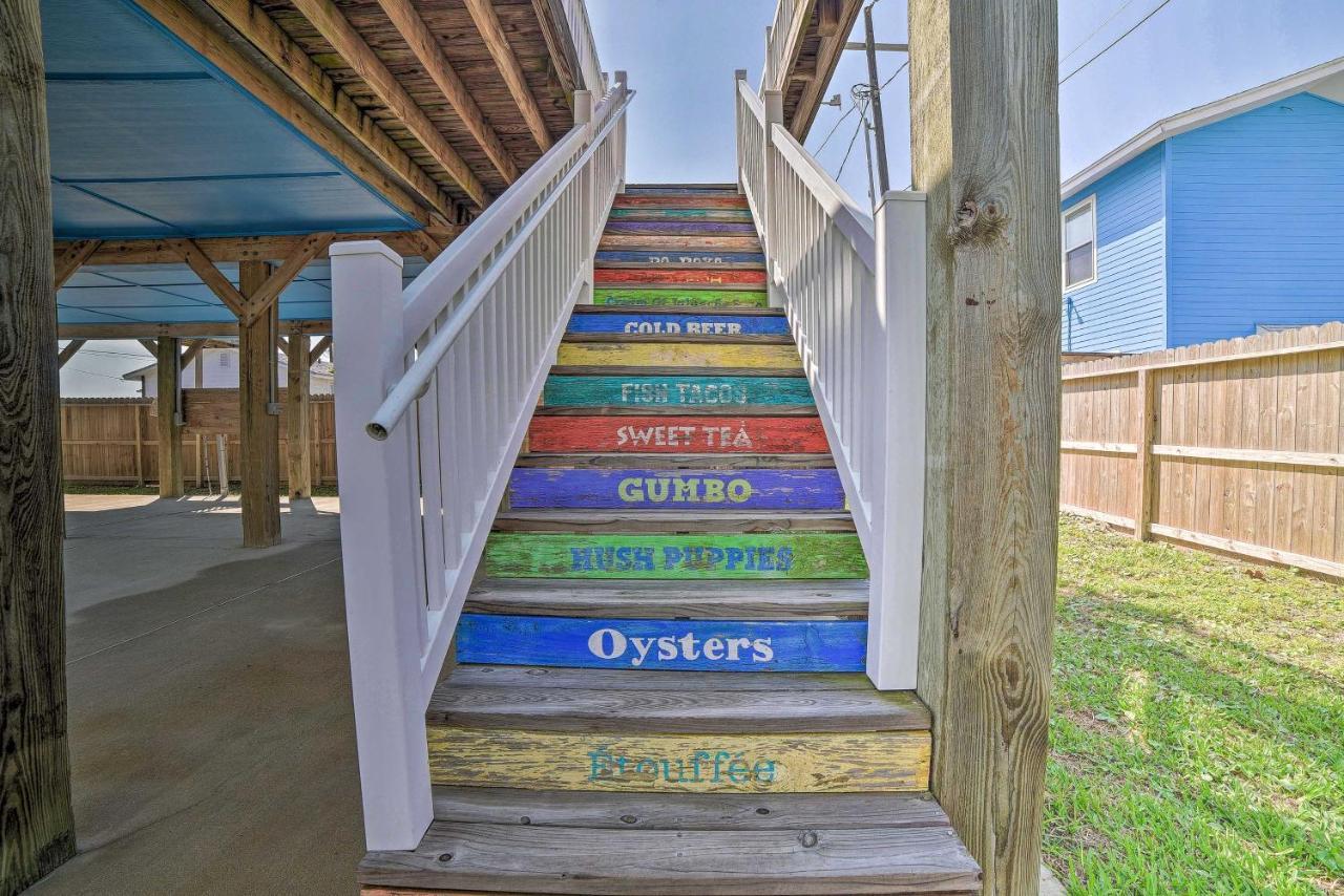 Trendy Port Aransas Home With Private Pool And Deck! Exterior foto